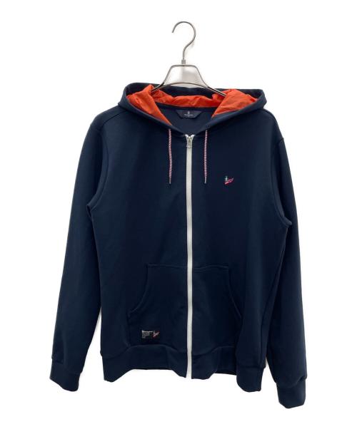 MUNSING WEAR（マンシングウェア）MUNSING WEAR (マンシングウェア) ジップパーカー ネイビー サイズ:LLの古着・服飾アイテム