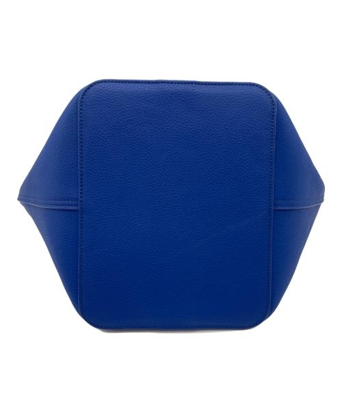 Samantha Thavasa（サマンサタバサ）Samantha Thavasa (サマンサタバサ) チェーンモチーフ バケツ型 トートバッグ ブルーの古着・服飾アイテム