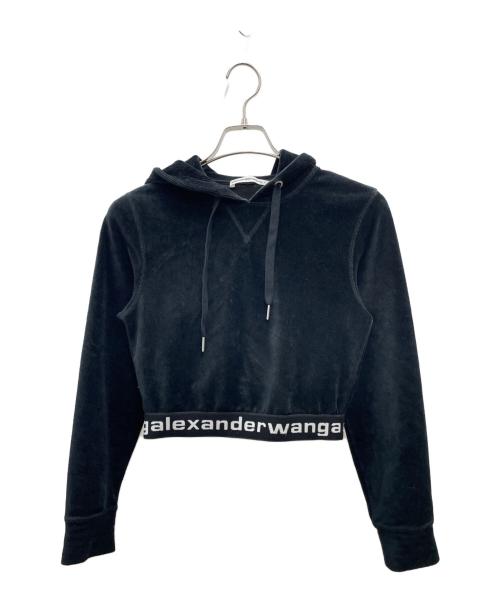 ALEXANDER WANG（アレキサンダー・ワン）ALEXANDER WANG (アレキサンダー・ワン) パーカー ブラック サイズ:XSの古着・服飾アイテム