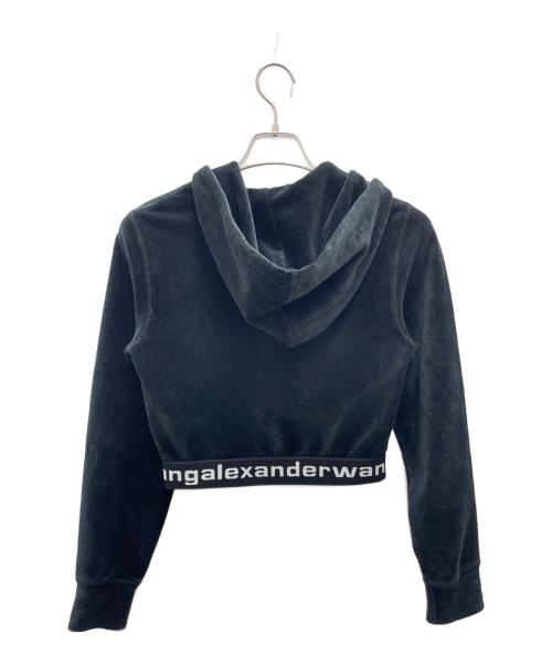 ALEXANDER WANG（アレキサンダー・ワン）ALEXANDER WANG (アレキサンダー・ワン) パーカー ブラック サイズ:XSの古着・服飾アイテム