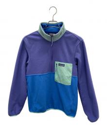 Patagonia（パタゴニア）の古着「マイクロディニ 1/2ジップフリース」｜バイオレット×ブルー