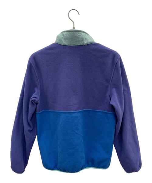 Patagonia（パタゴニア）Patagonia (パタゴニア) マイクロディニ 1/2ジップフリース バイオレット×ブルー サイズ:Sの古着・服飾アイテム