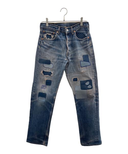 LEVI'S（リーバイス）LEVI'S (リーバイス) リペアジーンズ インディゴ サイズ:28の古着・服飾アイテム