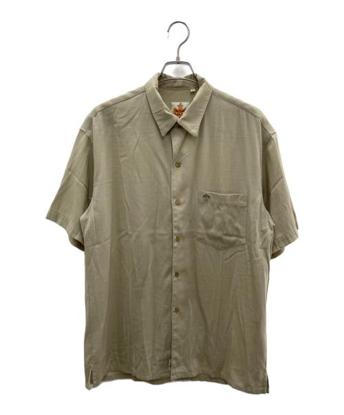 Duke Kahanamoku（デュークカハナモク）Duke Kahanamoku (デュークカハナモク) 半袖シャツ ベージュ サイズ:Sの古着・服飾アイテム