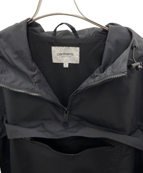 Carhartt WIP（カーハート ワーク イン プログレス）Carhartt WIP (カーハート ワークインプログレス) WIP Windbreaker Pullover ブラック サイズ:Sの古着・服飾アイテム