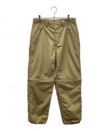 stussy fitness（ステューシー）の古着「ナイロンパンツ」｜ブラウン