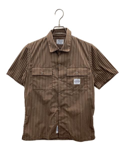 NEIGHBORHOOD（ネイバーフッド）NEIGHBORHOOD (ネイバーフッド) 半袖シャツ ブラウン サイズ:Sの古着・服飾アイテム