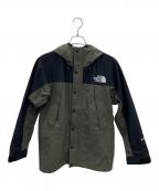 THE NORTH FACEザ ノース フェイス）の古着「マウンテンライトジャケット」｜カーキ×ブラック