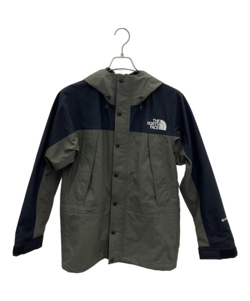THE NORTH FACE（ザ ノース フェイス）THE NORTH FACE (ザ ノース フェイス) マウンテンライトジャケット カーキ×ブラック サイズ:Sの古着・服飾アイテム