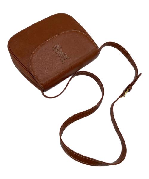 Yves Saint Laurent（イヴサンローラン）Yves Saint Laurent (イヴサンローラン) ショルダーバッグ ブラウンの古着・服飾アイテム