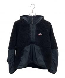 NIKE（ナイキ）の古着「ハーフジップフーディジャケット」｜ブラック
