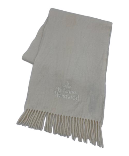 Vivienne Westwood（ヴィヴィアンウエストウッド）Vivienne Westwood (ヴィヴィアンウエストウッド) マフラー ベージュの古着・服飾アイテム