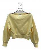 Lily Brownリリーブラウン）の古着「スウェット」｜イエロー