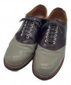 REGALリーガル）の古着「サドルシューズ」｜ボルドー×グレー