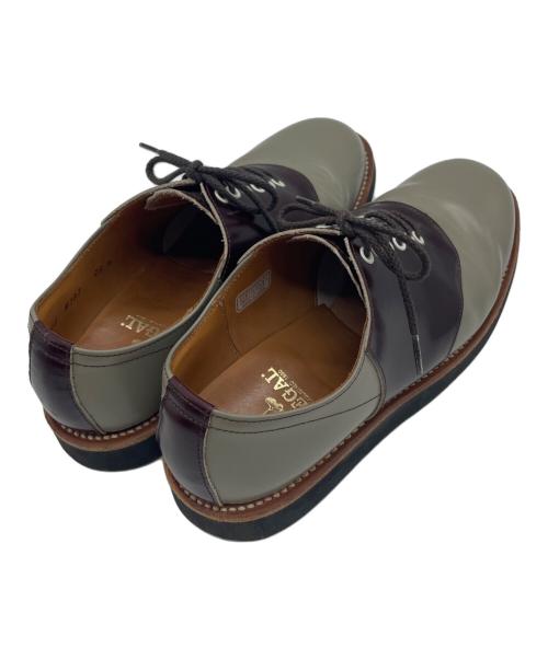 REGAL（リーガル）REGAL (リーガル) サドルシューズ ボルドー×グレー サイズ:25の古着・服飾アイテム