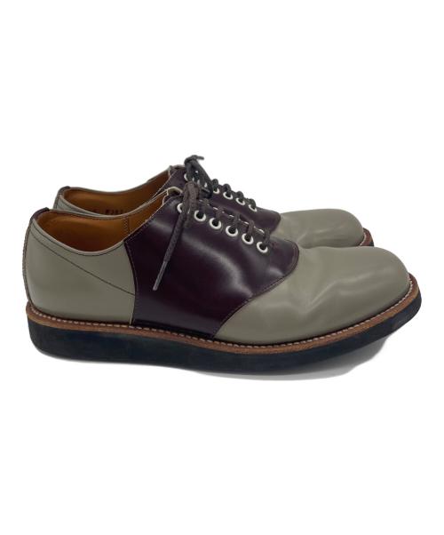 REGAL（リーガル）REGAL (リーガル) サドルシューズ ボルドー×グレー サイズ:25の古着・服飾アイテム