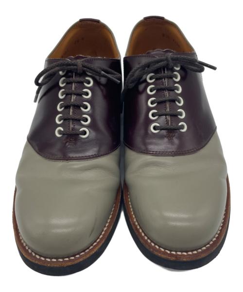 REGAL（リーガル）REGAL (リーガル) サドルシューズ ボルドー×グレー サイズ:25の古着・服飾アイテム
