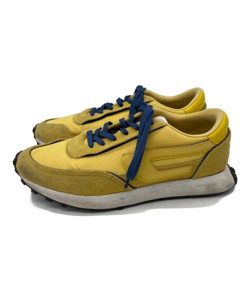 DIESEL（ディーゼル）DIESEL (ディーゼル) ローカットスニーカー イエロー サイズ:28.5の古着・服飾アイテム