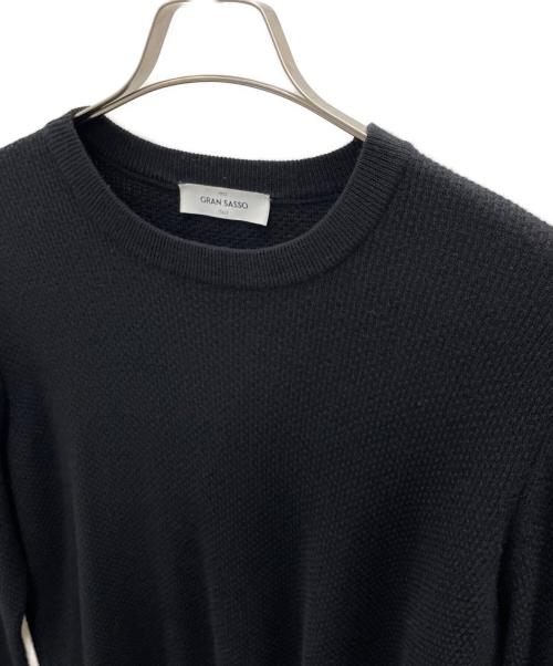 GRAN SASSO（グランサッソ）GRAN SASSO (グランサッソ) 厚手ニット ブラック サイズ:Fの古着・服飾アイテム