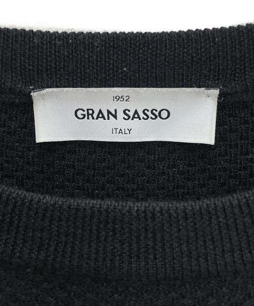 GRAN SASSO（グランサッソ）GRAN SASSO (グランサッソ) 厚手ニット ブラック サイズ:Fの古着・服飾アイテム