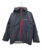 mont-bellモンベル）の古着「ライナー付ジャケット」｜ブラック×レッド