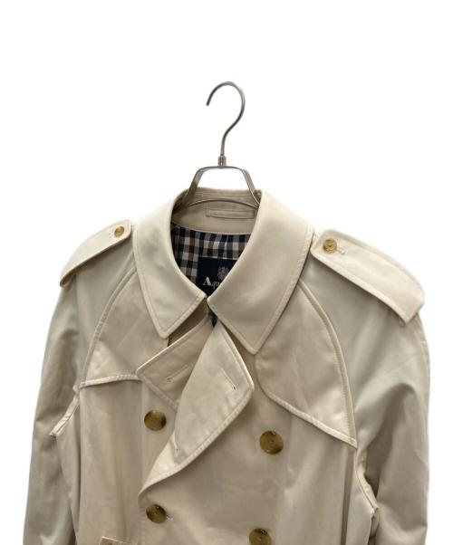 Aquascutum（アクアスキュータム）Aquascutum (アクアスキュータム) トレンチコート ベージュ サイズ:36の古着・服飾アイテム