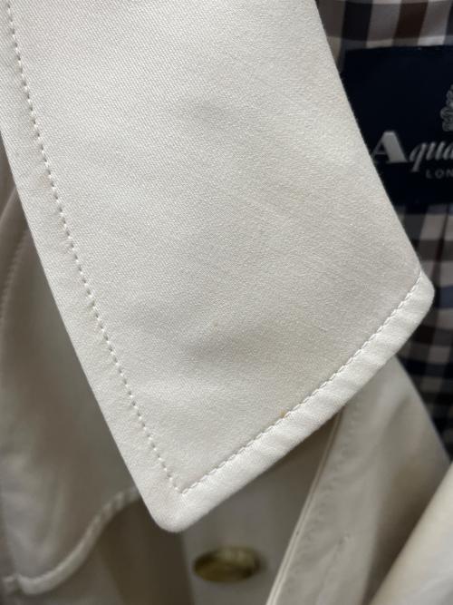 Aquascutum（アクアスキュータム）Aquascutum (アクアスキュータム) トレンチコート ベージュ サイズ:36の古着・服飾アイテム