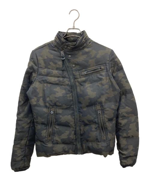 DIESEL（ディーゼル）DIESEL (ディーゼル) 中綿ジャケット カーキ サイズ:Sの古着・服飾アイテム