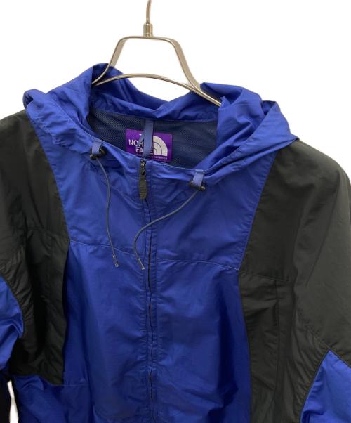 THE NORTHFACE PURPLELABEL（ザ・ノースフェイス パープルレーベル）THE NORTHFACE PURPLELABEL (ザ・ノースフェイス パープルレーベル) マウンテンウィンドパーカー ブルー×ブラック サイズ:XLの古着・服飾アイテム