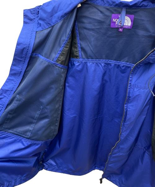 THE NORTHFACE PURPLELABEL（ザ・ノースフェイス パープルレーベル）THE NORTHFACE PURPLELABEL (ザ・ノースフェイス パープルレーベル) マウンテンウィンドパーカー ブルー×ブラック サイズ:XLの古着・服飾アイテム
