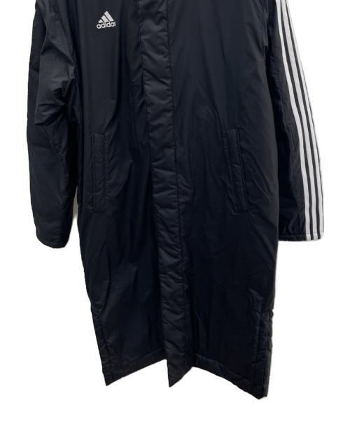 adidas（アディダス）adidas (アディダス) ベンチコート ブラック サイズ:XLの古着・服飾アイテム