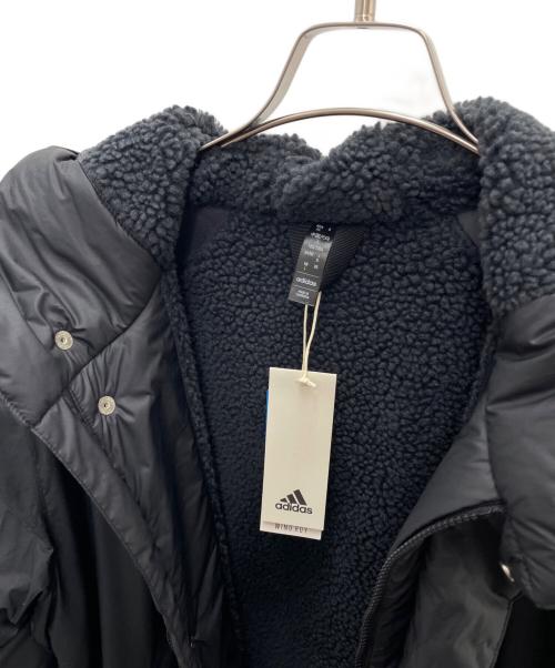 adidas（アディダス）adidas (アディダス) ベンチコート ブラック サイズ:XLの古着・服飾アイテム