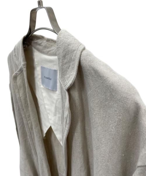 heliopole（エリオポール）heliopole (エリオポール) リネンコート ベージュ サイズ:36の古着・服飾アイテム