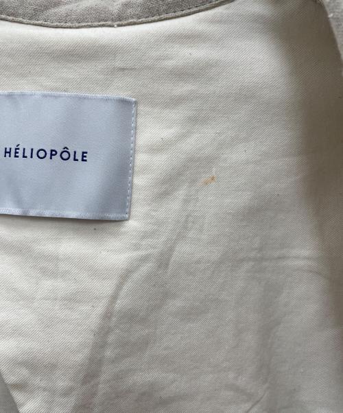 heliopole（エリオポール）heliopole (エリオポール) リネンコート ベージュ サイズ:36の古着・服飾アイテム