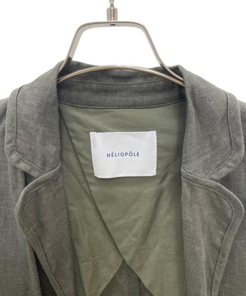 heliopole（エリオポール）heliopole (エリオポール) テーラードジャケット グリーン サイズ:36の古着・服飾アイテム