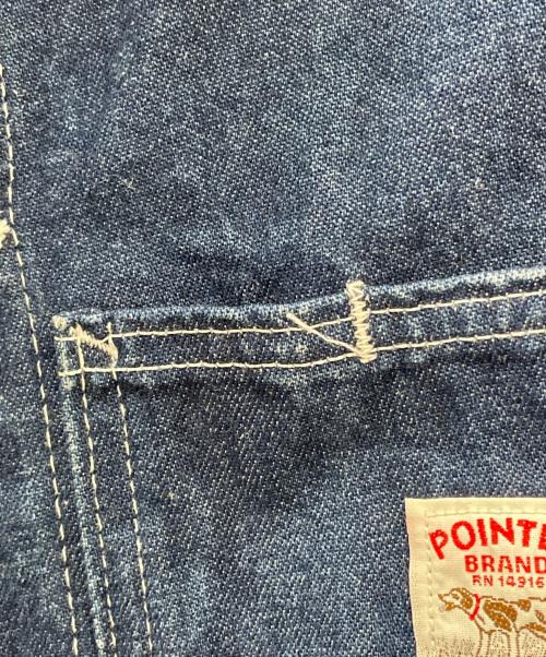 Pointer（ポインター）Pointer (ポインター) カバーオール ネイビー サイズ:Sの古着・服飾アイテム