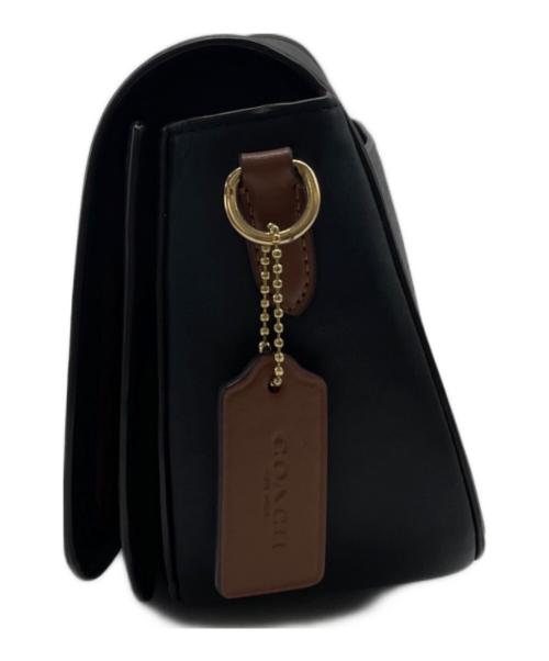 COACH（コーチ）COACH (コーチ) ショルダーバッグ ブラック×ブラウンの古着・服飾アイテム