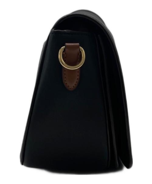 COACH（コーチ）COACH (コーチ) ショルダーバッグ ブラック×ブラウンの古着・服飾アイテム