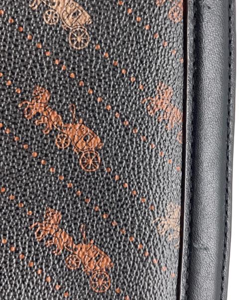 COACH（コーチ）COACH (コーチ) ショルダーバッグ ブラック×ブラウンの古着・服飾アイテム