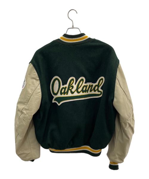 DeLong（デロング）DeLong (デロング) スタジャン グリーン サイズ:44の古着・服飾アイテム