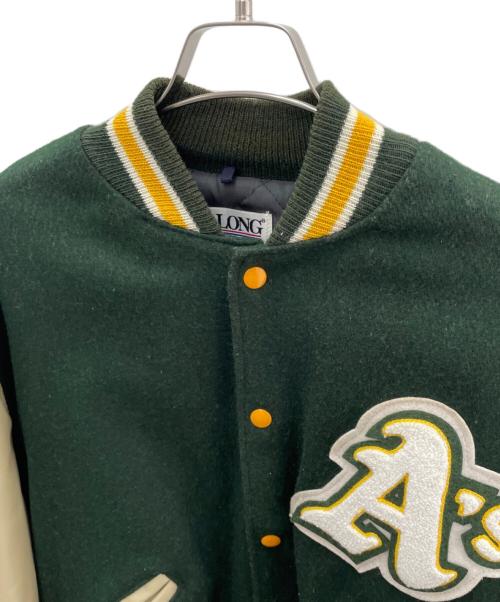 DeLong（デロング）DeLong (デロング) スタジャン グリーン サイズ:44の古着・服飾アイテム