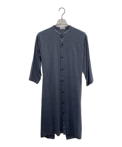 plantation（プランテーション）plantation (プランテーション) 長袖ワンピース ネイビー サイズ:Mの古着・服飾アイテム