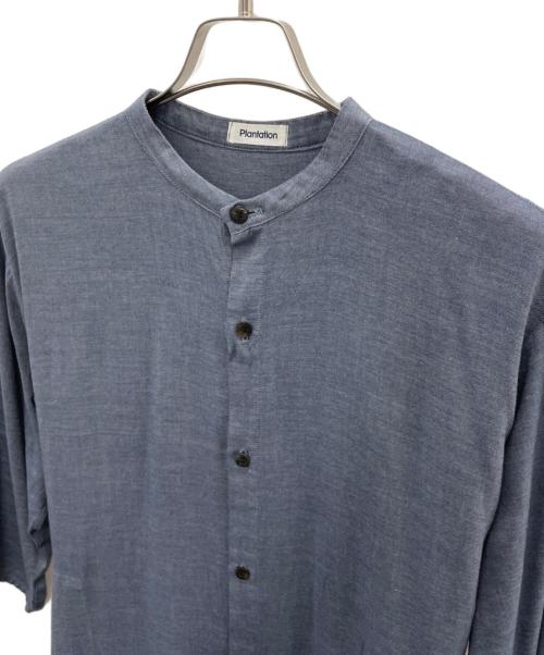 plantation（プランテーション）plantation (プランテーション) 長袖ワンピース ネイビー サイズ:Mの古着・服飾アイテム