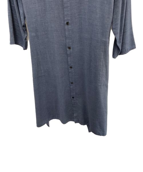 plantation（プランテーション）plantation (プランテーション) 長袖ワンピース ネイビー サイズ:Mの古着・服飾アイテム
