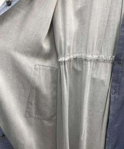 plantation（プランテーション）plantation (プランテーション) 長袖ワンピース ネイビー サイズ:Mの古着・服飾アイテム