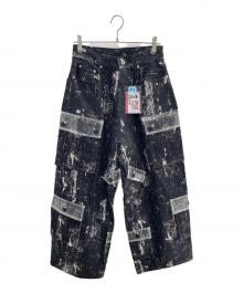 a2o（エーツーオー）の古着「TPU ポケットカーゴパンツ」｜ブラック