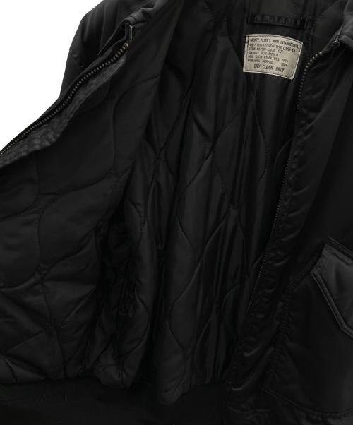 不明（フメイ）不明 (フメイ) フライトジャケット ブラック サイズ:不明の古着・服飾アイテム