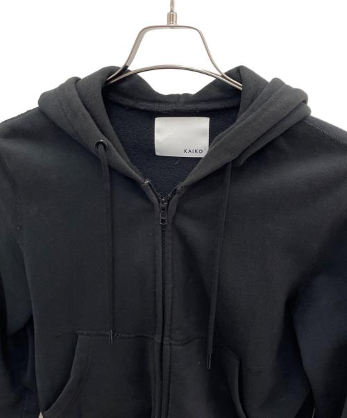 kaiko（カイコー）kaiko (カイコー) ダブルジップパーカー ブラック サイズ:1の古着・服飾アイテム