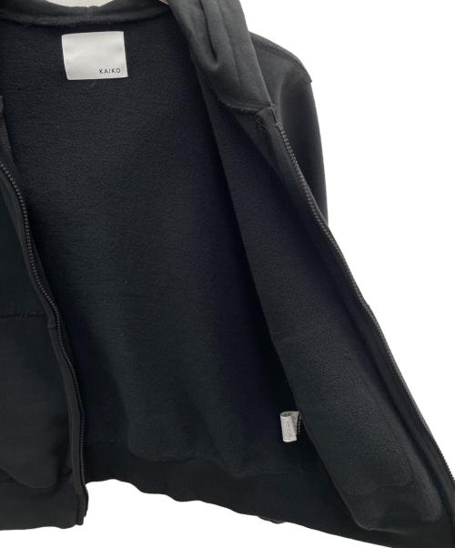 kaiko（カイコー）kaiko (カイコー) ダブルジップパーカー ブラック サイズ:1の古着・服飾アイテム