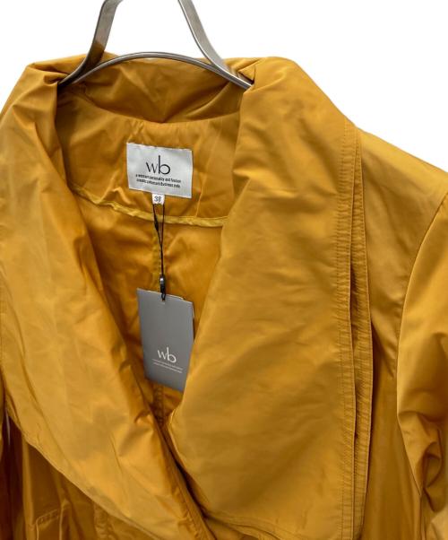wb（ダブルビー）wb (ダブルビー) ナイロンコート イエロー サイズ:38 未使用品の古着・服飾アイテム
